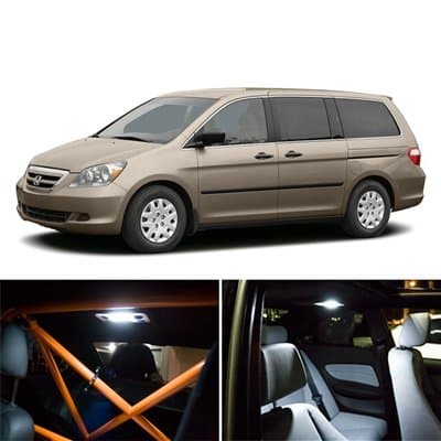 11-Piece Honda Odyssey Interior Package LED Lights Kit 6000K SMD WHITE 2005-2010