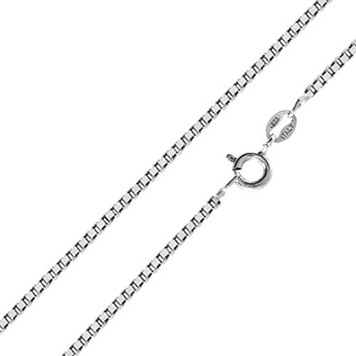 Sterling Silver Box Chain 1.0 MM / 24" Made in Italy