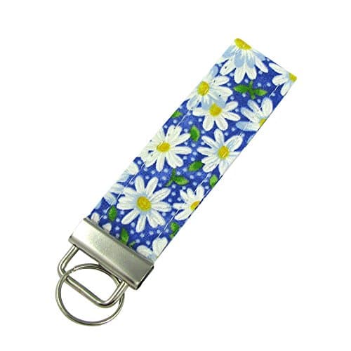Daisies Key Fob / Fabric Key Chain