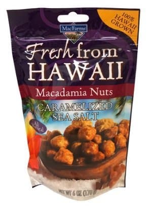 MacFarms Fresh from Hawaii Macadamia Nuts, Caramelized Sea Salt 6oz (170g) bag