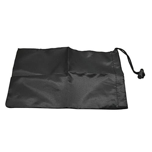 ProPto(TM) Nylon Storage Bag Organizer Buggy Bag Collector with Drawstring Shoulder &amp; Head &amp; Helmet Strap Belt Mount Wifi Velcro Wrist Band for Gopro Hero 3/2/1-Black