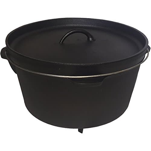 Moose Country Gear Black Cast Iron 12-quart Dutch Oven