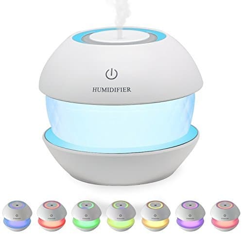 Valam Enterprise Ultrasonic Cool Mist Humidifiers Essential Oil Diffuser Aroma Air Humidifier with Led Night Light Colorful Change for Car, Office