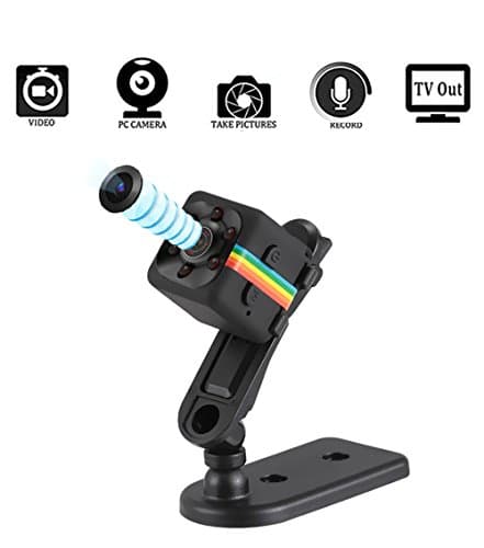 Spy Hidden Camera- 1080P Portable Mini Security Camera Nanny Cam with Night Vision/Motion Detection/200mAh Battery for Home and Office,Indoor/Outdoor Use-No WIFI Function