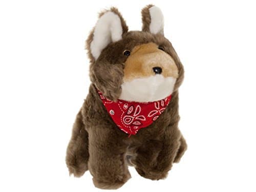 12" Coyote Plush Stuffed Animal Toy