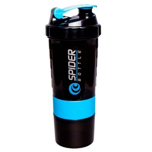 Spider Bottle 500ml Black/ Neon Baby Blue Mini 2 Go by Spider Bottle