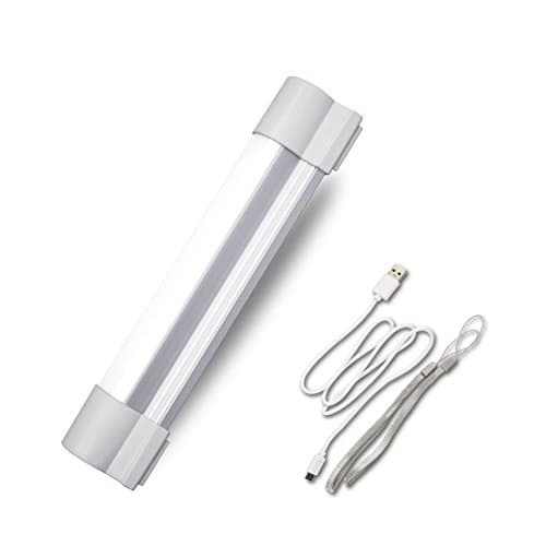 LED Closet Light,Multifunctional USB Rechargeable Portable Wireless 2.5W Dimmable 5 Types Modes LED Lights Tube,Eye-care LED Strip,Under Cabinet Lightening,with built-in ON/OFF switch,7.5 Inch