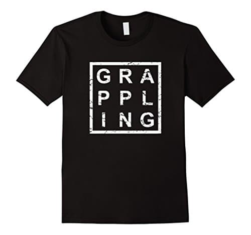 Mens Stylish Grappling T-Shirt Large Black