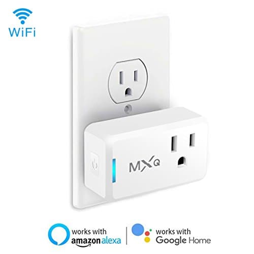 WiFi Smart Plug,ONCHOICE WiFi Mini Outlet Wireless Switch Works with Alex &amp;Google Home,Voice Control,No Hub Required,Easy set up, Remote Control Home Devices by Smartphone with Timing Function