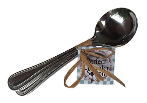 Perfect Chowder Spoons Set of 6 Stainless Steel Capri Pattern