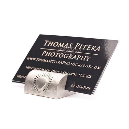 Bright Idea Light Bulb Business Card Holder