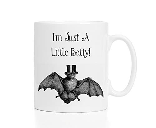 I'm Just a Little Batty Halloween Coffee Mug 11oz