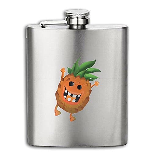 Ananas M Camping Trips Alcohol Stainless Steel Hip Flasks 7OZ