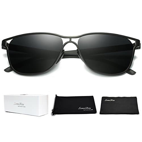 Brand Design Polarized Wayferer Sunglasses Light Frame Classic Men Shades