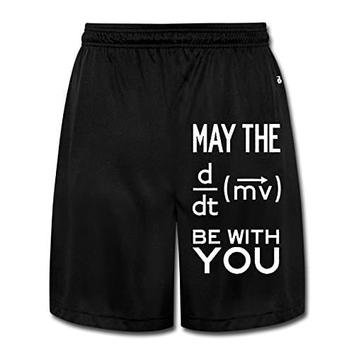 Men's Unique May The Force Be With You Short Sweatpants Size XL Black