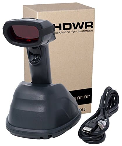 Professional Code Reader with Docking Station, Kit Barcode Reader, Anti-Interference, 32-bit Decoder, Very Fast Advanced Programming Storage Memory, HDWR HD8900