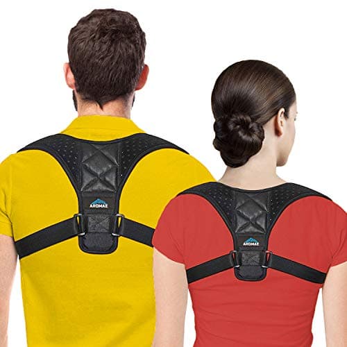 Posture Corrector for Men and Women, Upper Back Brace for Clavicle Support, Adjustable Back Straightener and Providing Pain Relief from Neck, Back & Shoulder, (Universal) (Regular)