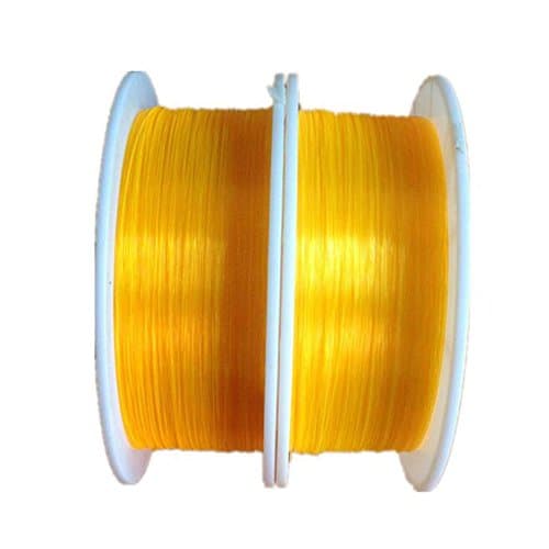 WHATOOK 1.0mm 0.039" Diameter Ultra Super Flex Replacement Bowsight Fiber 1m 40" Long Red Green and Orange to Choose (Orange)