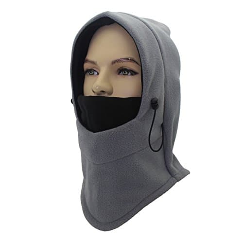 Cold Weather Masked Fleeces Hat Face and Neck Mask Warm Cap Outdoor for Unisex (C6)