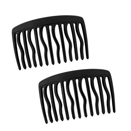 Charles J Wahba Squiggly Tooth Comb Pair Black