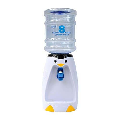 OUBORUI 2.5L Capacity Desktop Water Dispenser with Bottle Cute Penguin Water Container
