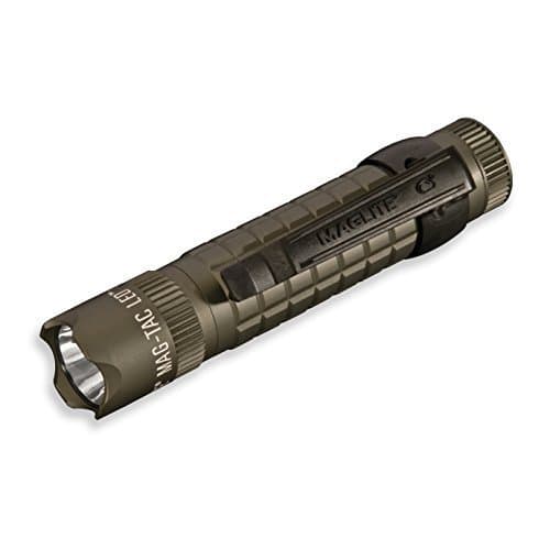 Maglite Mag-Tac LED 2-Cell CR123 Flashlight - Crowned-Bezel, Foliage Green by Gun Accessory Supply