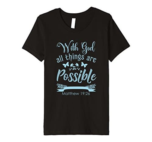 Kids With God all things are Possible Matthew 19-26 6 Black