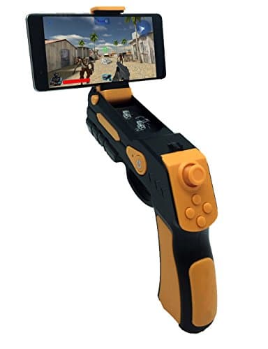 Upgrade AR Game Gun , Bluetooth AR Toys Gun, Ar Blaster with Joystick for iPhone Android Smart Phone