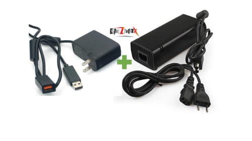GMZMax Xbox 360 Power Supply Ac Adapter+ Kinect Replacement Power Supply