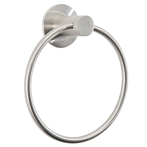 GRICOL Adhesive Towel Hanging Brushed Towel Ring