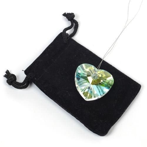 Crystal Heart with Free Pouch