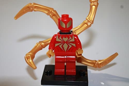 IRON SPIDERMAN MINIFIGURE COMPATIBLE BUILDING TOY