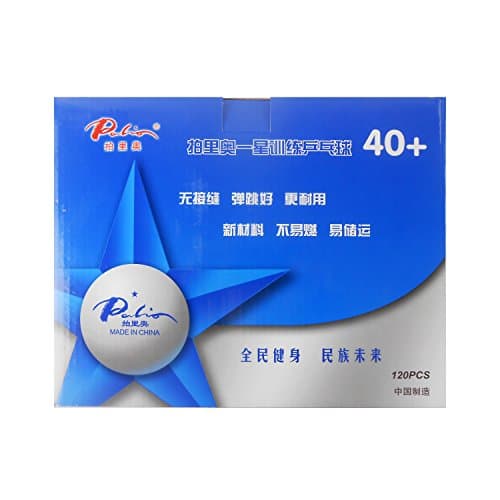 120PCS Palio 1 Star 40+ New Materials White Training Table Tennis Balls