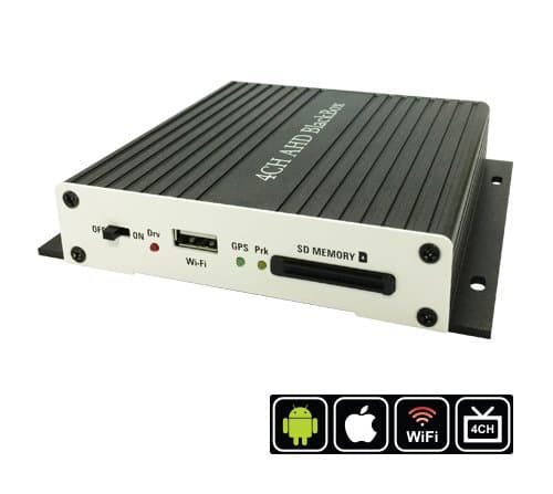 Vision Eye D12-AHD 1080P HD 4 Camera WiFi GPS DVR Car Taxi Vehicle SD DVR Mobile Video Recorder for M761FHD-D15 Dash Cameras