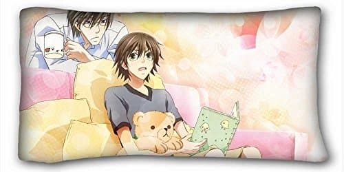 Generic Personalized ( Anime Junjou Romantica ) Pillow Cushion Case Cover One Sides Printed 20x36 Inches suitable for King-bed PC-Orange-28759