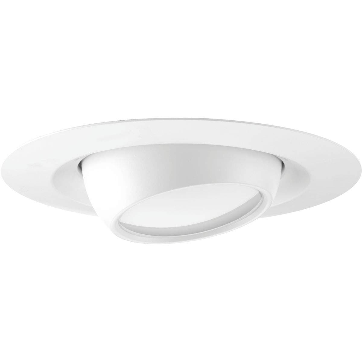 Progress Lighting P8076-28-30K Recessed 6" LED Eyeball Trim, Satin White