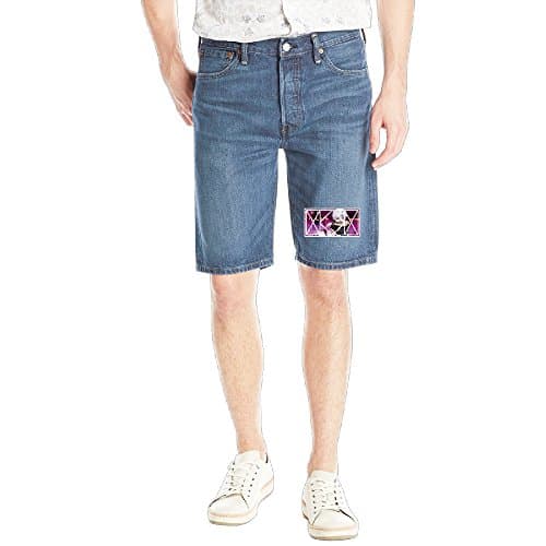 Cool Men's Hunter X Hunter Killua Shorts Fifth Jeans Nutty Fat Man 40