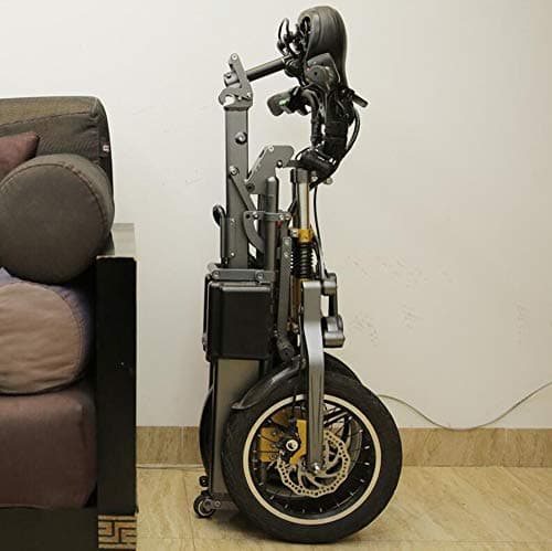 MYYDD 36V Electric Scooter Lightweight Foldable with Display and LED Indicator Light 14 Inch Kick Scooter with Three Wheels for Adult,36V30/40km