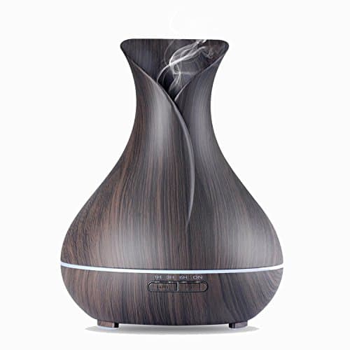 YOQXLSM Essential Oil Diffuser,Aroma Cool Mist Humidifier,400 ml Ultrasonic Diffuser with Adjustable Color for Spa Home,Office,Bedroom,Living Room.