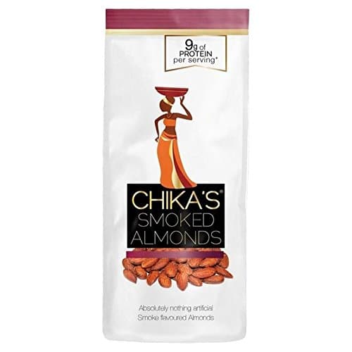 Chika's Sharing Bag Smoked Almonds 140g - Pack of 2