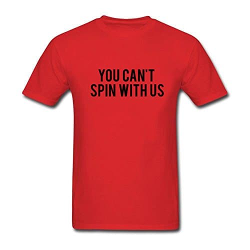 You Can't Spin With Us 100% Cotton Classical Men's T-Shirt Red XXL