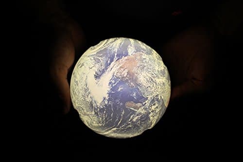 Night Light Projector Lamp, Romantic Cosmos Color Changing Projector, 360 Degree Rotating Portable LED Night Light for Kids and Adults Bedroom, Baby Nursery, Living Room (Earth)