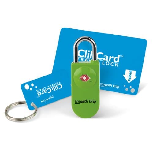 Smooth Trip ClikCard TSA Approved and Accepted Luggage Locks