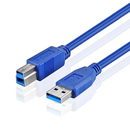 Shalleen USB 3.0 Type A to B Male M/M Printer Cable 15FT High Speed Extension Cord Wire