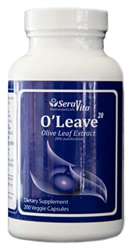 O'leave, Olive Leaf Extract, 20% Oleuropein Standardized, 200 Vegetable Capsules, 500 Mg Each