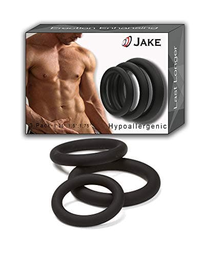 Exercise Bands - Set of 3 Different Size Black Rings - Flexible