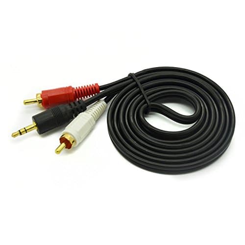 1.5M 3.5MM to 2RCA Audio Cable Adaptor Only from M.P.Enterprises