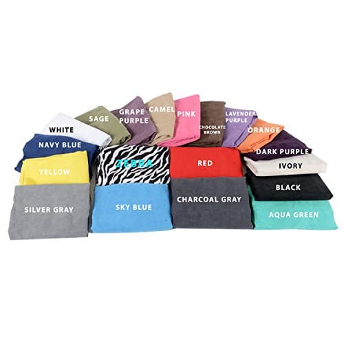 bearbear bedding 20" x 72" Double Side Zipper Microsuede Body Pillow Cover Pillowcase Camel Vivid Colors