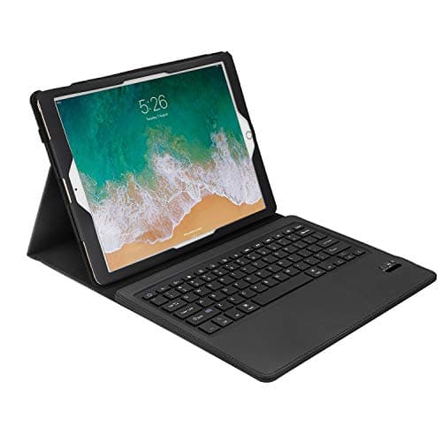 iPad Pro 12.9 Keyboard Case, Tonb Shop Wireless iPad Keyboard + Folio Smart Keyboard Case, with Pencil Holder, Auto Wake/Sleep Feature for Apple iPad Pro 12.9 inch (ipad pro 12.9 1st/2ed)