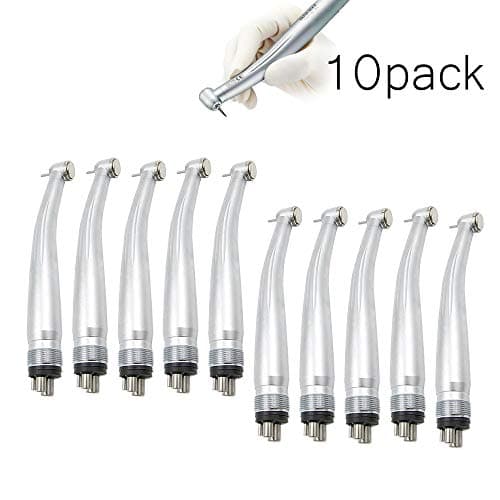 10PCS Dental High Speed Teeth Polishing Tools Handle Piece 4 Holes